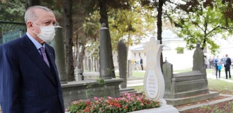 Cuma namazı sonrası kabir ziyareti yapan Erdoğan, 3 ismin mezarına gidip dua etti