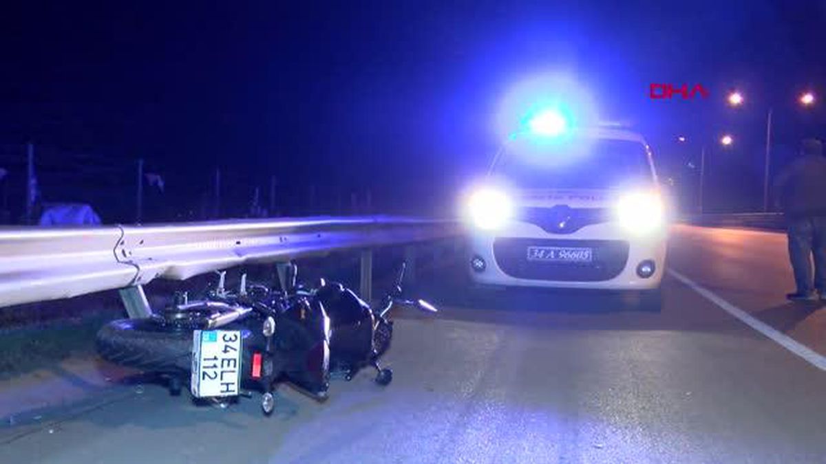 ŞİLE OTOYOLUNDA MOTOSİKLET KAZASI: 1 ÖLÜ