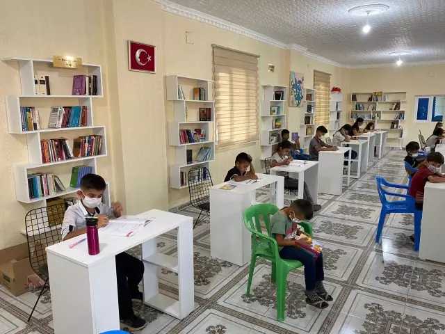 Son dakika gündem: Taziye evinin bir bölümü hayırseverlerce kütüphaneye dönüştürüldü