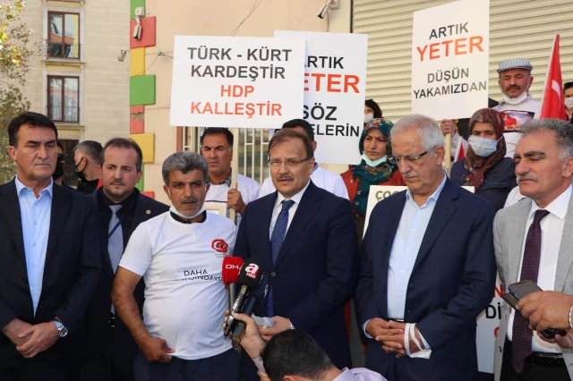 TBMM İnsan Hakları Komitesi Lideri Hakan Çavuşoğlu, Diyarbakır'da ziyaretlerde bulundu