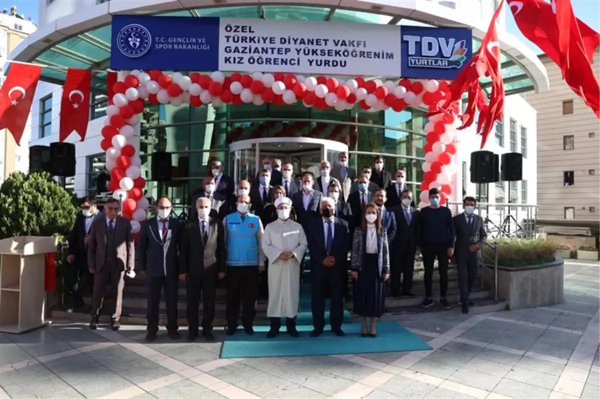 TDV Gaziantep Yükseköğrenim Kız Öğrenci Yurdu dualarla açıldı