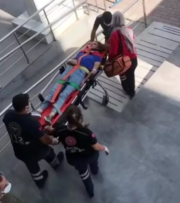 AVUKATLIK BÜROSUNDA BOŞANMA AŞAMASINDAKİ EŞİ TARAFINDAN DÖVÜLEN MELTEM, KURTARILAMADI
