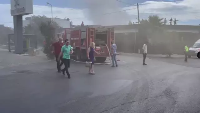 Bodrum'da baca yangını söndürüldü