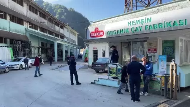 Çay fabrikasındaki patlamada bir kişi öldü, bir kişi yaralandı (2)