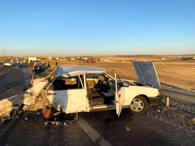 Diyarbakır'da kaza yapan otomobilin LPG tankı bomba gibi patladı: 2 yaralı
