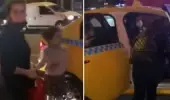 Üşüyen çocuk ve annesini araca almayan taksici ruhsatsız çalışıyormuş