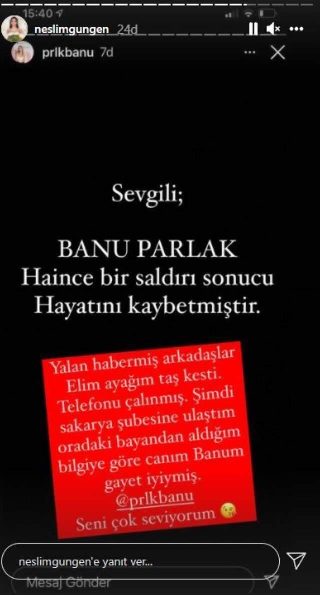 Banu Parlak öldürüldü mü? En yakın arkadaşından jet yalanlama geldi