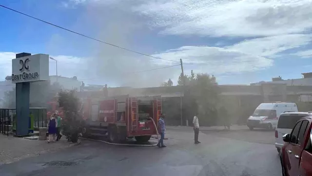 Bodrum'da baca yangını söndürüldü