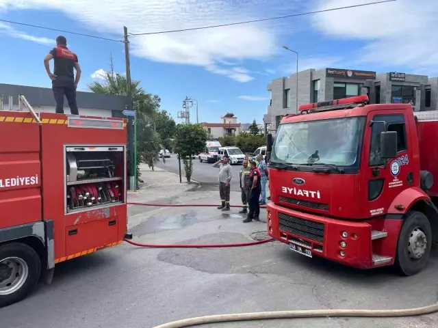 Bodrum'da baca yangını söndürüldü