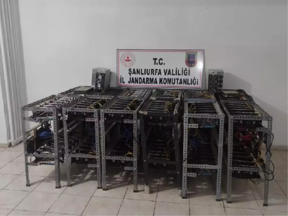 Son Dakika | Şanlıurfa'da, yasa dışı kripto para üretimine 2 gözaltı