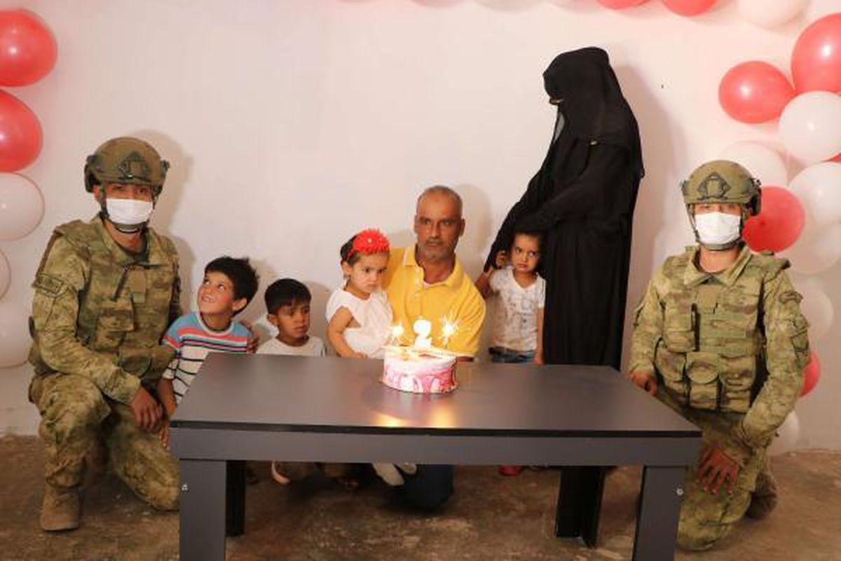 Syrian baby Pinar, the symbol name of Operation Peace Spring, is 2 years old