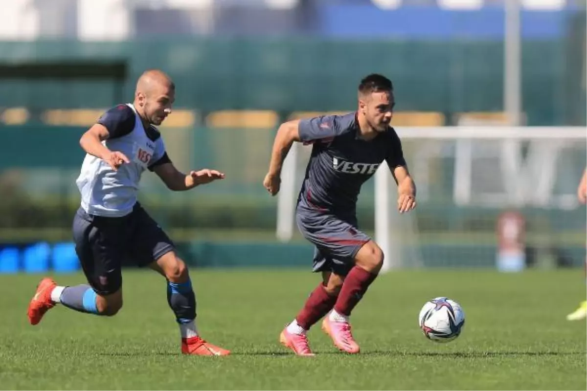 Trabzonspor, U19 takımıyla antrenman maçı oynadı