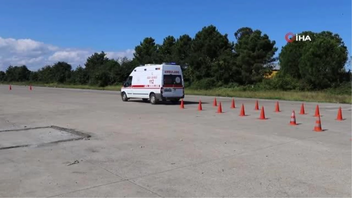 Son dakika haberleri: Ambulans sürücülerine sürüş teknikleri eğitimi