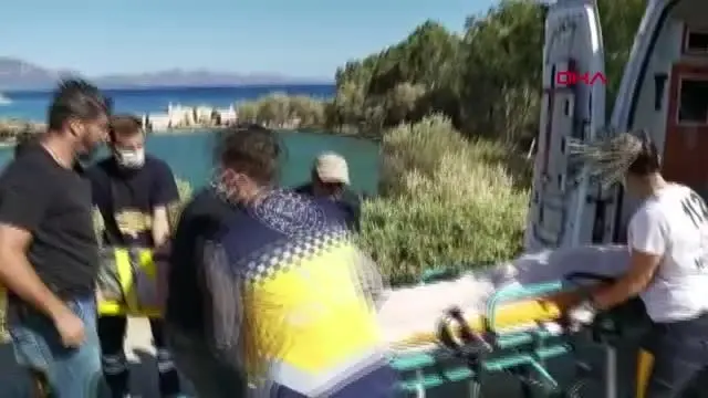 DATÇA'DA ŞARAMPOLE YUVARLANAN ATV SÜRÜCÜSÜ YARALANDI