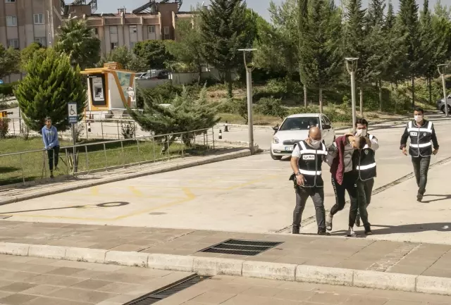 Hatay'da kız arkadaşını satırla yaralaması güvenlik kamerasına yansıyan kişi tutuklandı