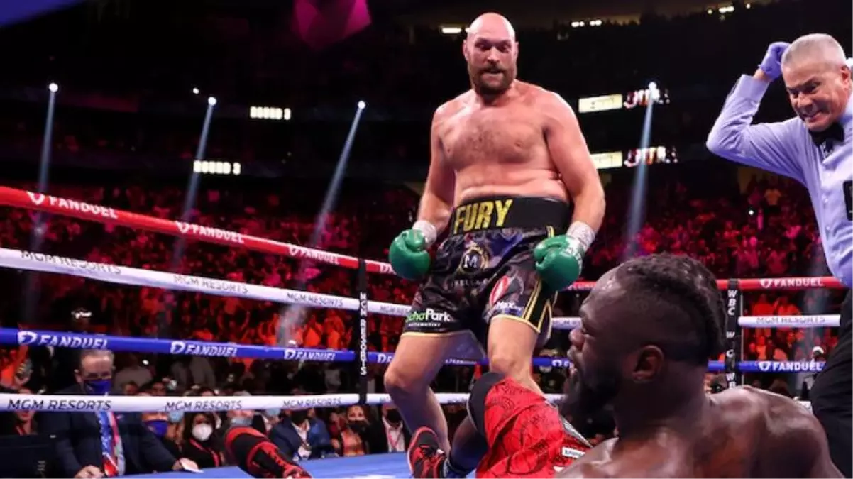 Belgesellere bahis olacak maç! Tyson Fury, Deontay Wilder'ı perişan etti