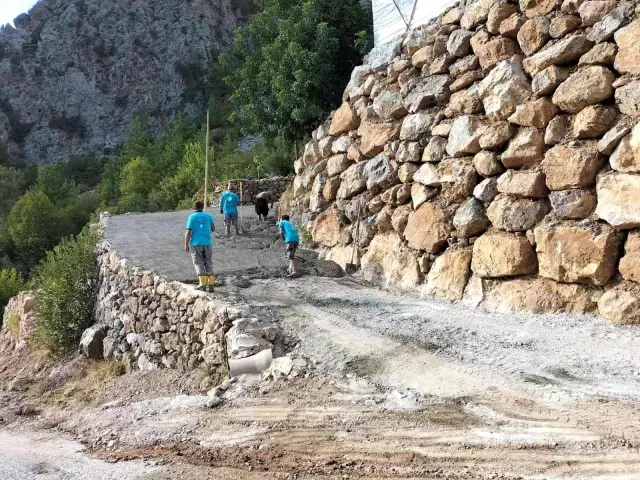 Alanya Belediyesi'nden yayla yollarına kış bakımı