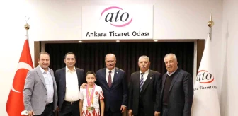 ATO Başkanı Baran, Dünya Pentatlon Şampiyonu Sertkaya ile görüştü