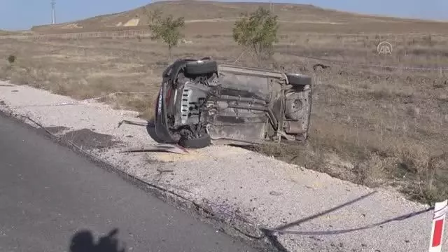 Son Dakika | Devrilen hafif ticari aracın sürücüsü öldü