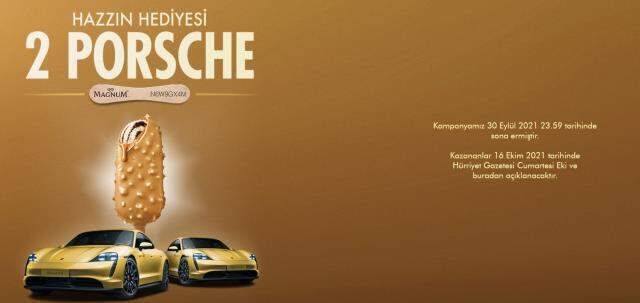 Magnum çekiliş ne zaman? 2021 Magnum dondurma Porsche çekiliş sonucu açıklandı mı?