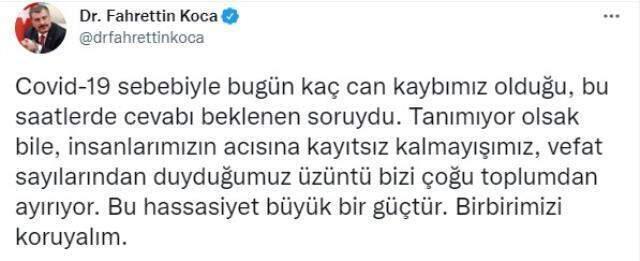 Son Dakika: Türkiye'de 11 Ekim günü koronavirüs nedeniyle 188 kişi vefat etti, 30 bin 563 yeni vaka tespit edildi