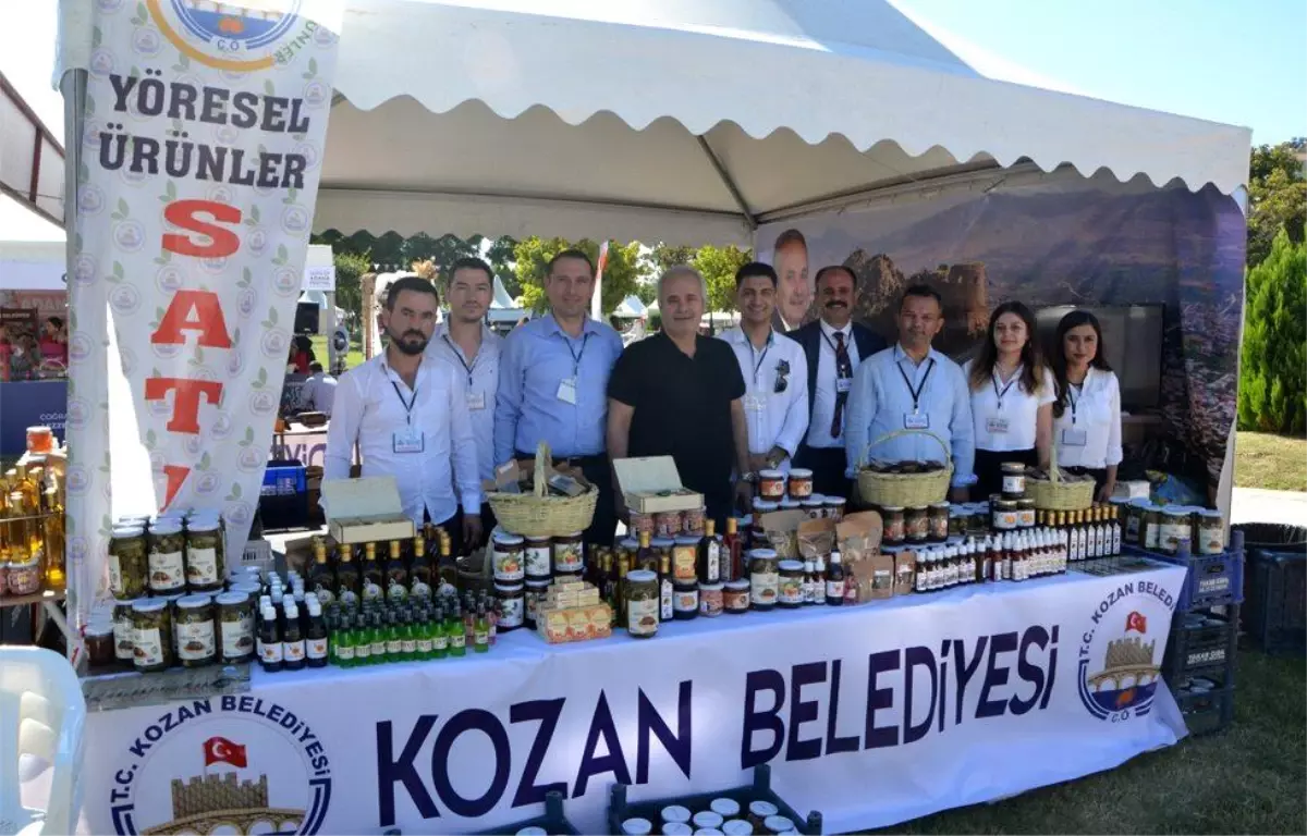 Kozan Belediyesi Lezzet Festivali'nde yöresel ürünler standı ile sahne aldı