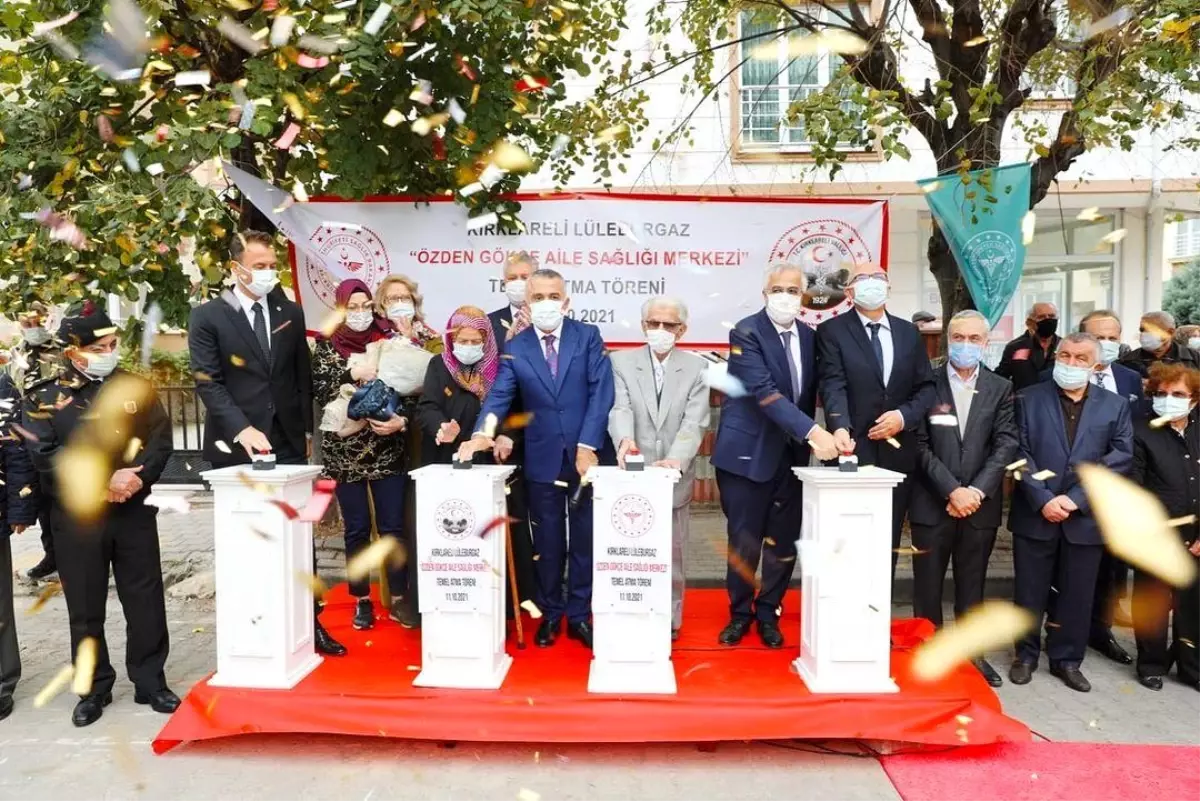 Lüleburgaz İlçemizde Hayırsever GÖKÇE Ailesi tarafından yaptırılacak 'Özden GÖKÇE Aile Sağlığı Merkezi' nin Temeli atıldı…