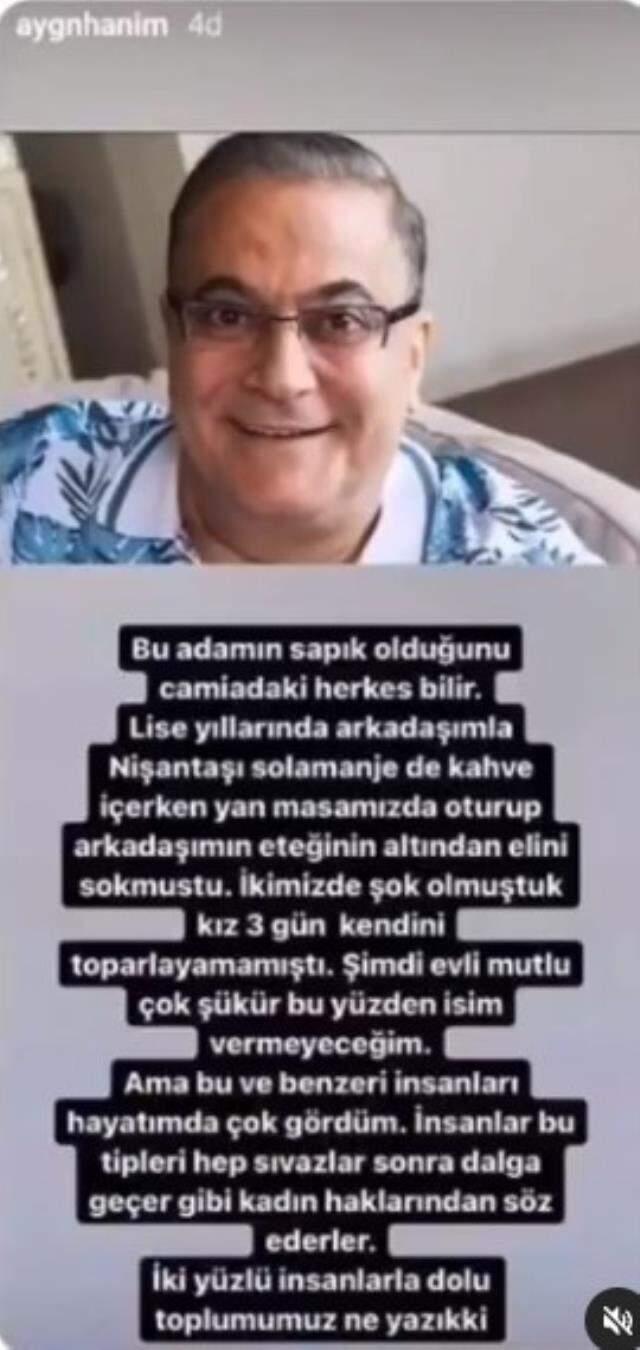 Aygün Aydın, Mehmet Ali Erbil'in yıllar önceki tacizini ifşa etti: Arkadaşımın eteğinin altından elini sokmuştu