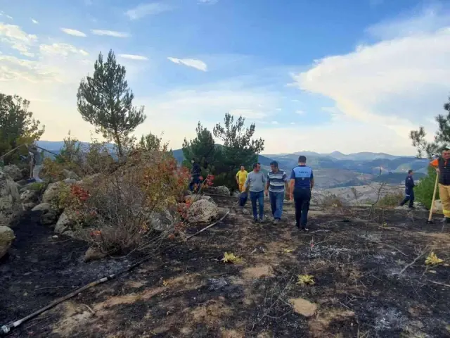 Son dakika haber | Ormanlık alanda başlayan yangın büyümeden söndürüldü