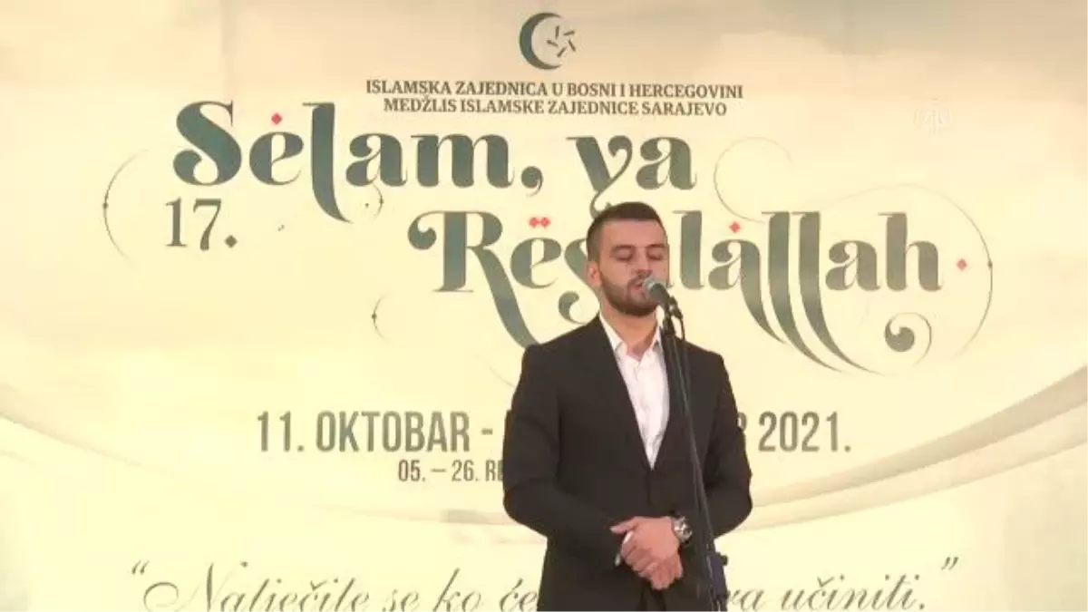 Son dakika haberi! SARAYBOSNA - Bosna Hersek'te 'Selam ya Resulallah' etkinliği başladı
