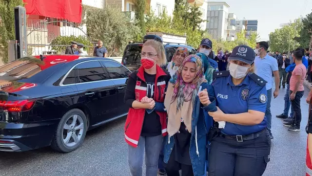 Şehit polis memuru Fatih Doğan, son yolculuğuna uğurlandı (2)