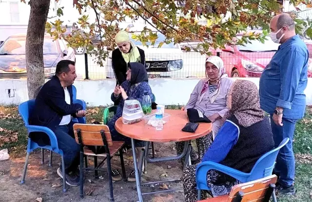 AK Parti Edremit'te yüreklere dokunuyor