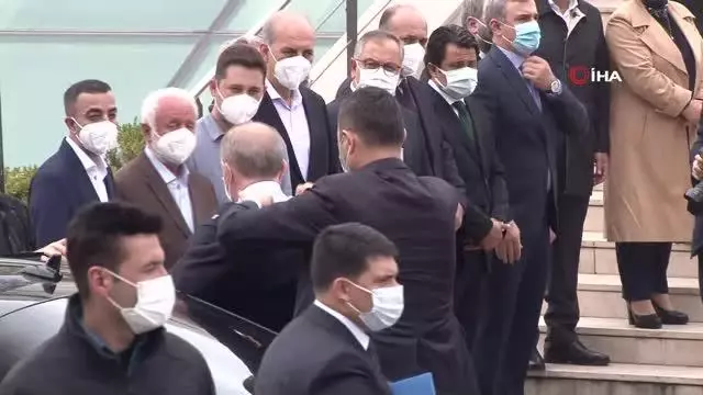 Cumhurbaşkanı Erdoğan, İsmet Uçma'nın cenazesine katıldı