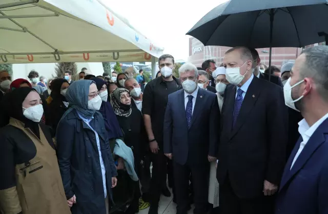 Cumhurbaşkanı Erdoğan, İsmet Uçma'nın cenazesine katıldı