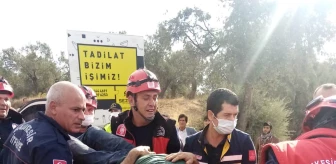 Edremit'te tırla çarpışan kamyonetin sürücüsü yaralandı