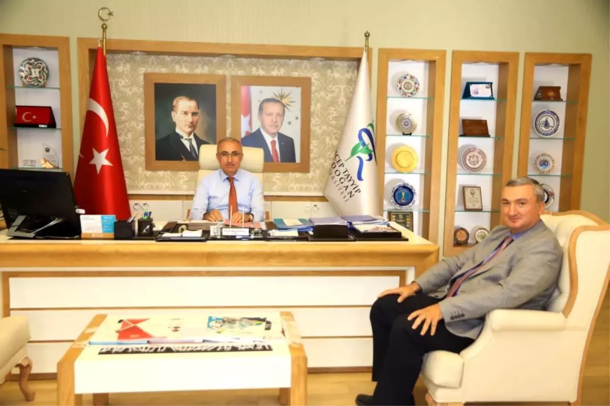 Rize Personel Eğitim Merkezi Başkanı Rektörümüzü Ziyaret Etti