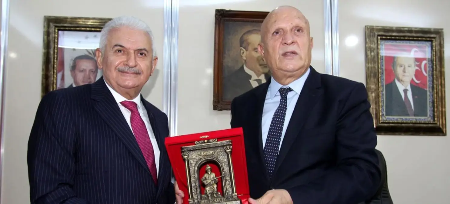 SON BAŞBAKAN YILDIRIM'DAN BAŞKANIMIZ PEKMEZCİ'YE ZİYARET