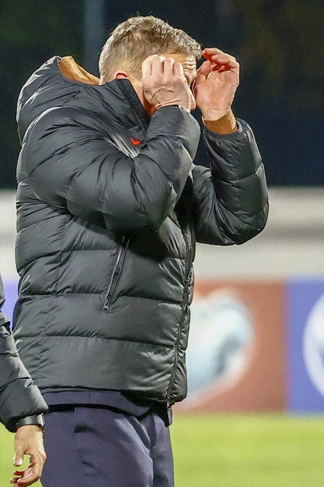 Letonya maçına damga vuran anlar! Herkes çılgın gibi sevindi, Kuntz hüngür hüngür ağladı