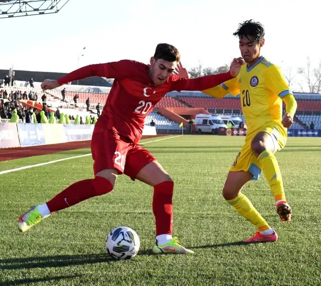 Son dakika haberi! Ümit Milli Takım, Kazakistan'ı 1-0 yendi