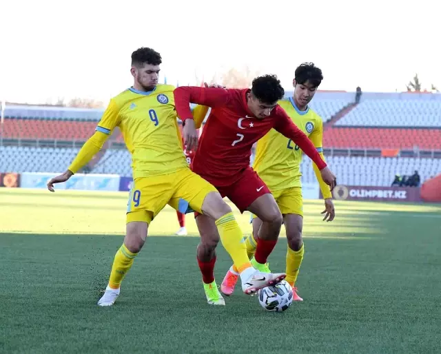 Son dakika haberi! Ümit Milli Takım, Kazakistan'ı 1-0 yendi