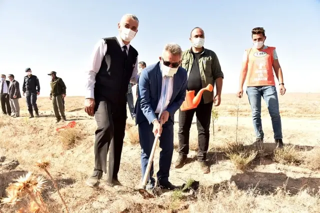 Vali Işık fidan dikim etkinliğine katıldı