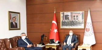 Vali Mustafa Tutulmaz'a Ziyaretler Devam Ediyor