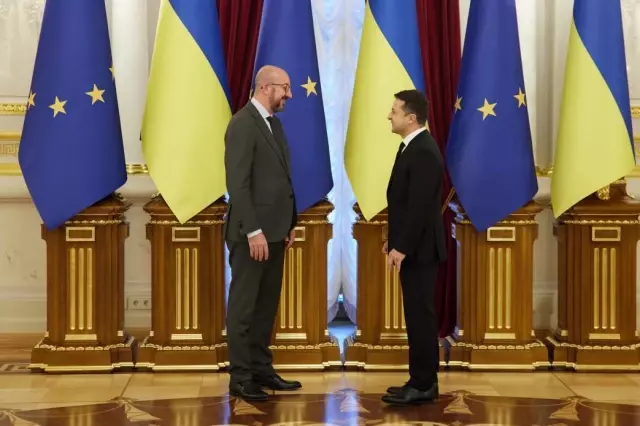 Zelenskiy, 23. AB-Ukrayna Zirvesi ortak basın toplantısında konuştu