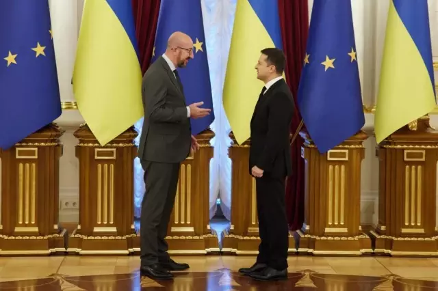 Zelenskiy, 23. AB-Ukrayna Zirvesi ortak basın toplantısında konuştu