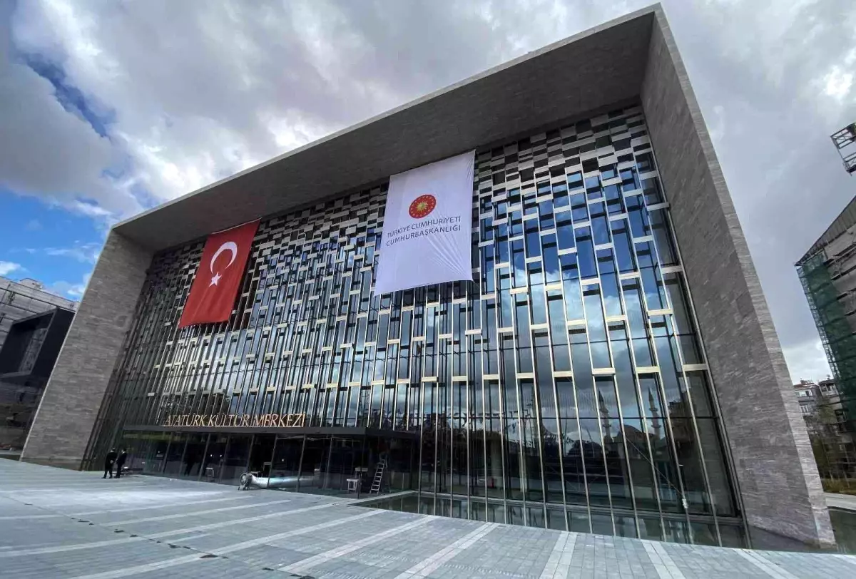 Atatürk Kültür Merkezi'nin son hali görüntülendi