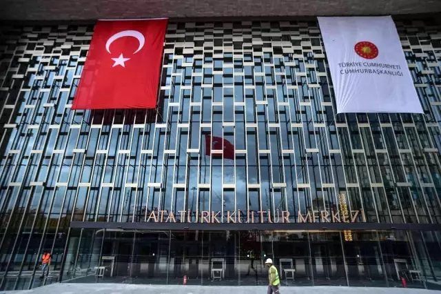 Atatürk Kültür Merkezi'nin son hali görüntülendi