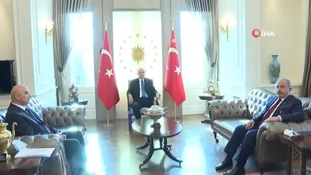 Cumhurbaşkanı Erdoğan, Tacikistan Meclis Lideri Zokirzoda'yı kabul etti