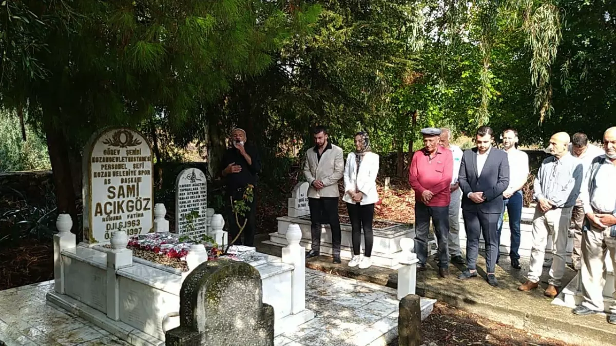Kozan Spor'un 24 yıl önce trafik kazasında hayatını kaybeden eski asbaşkanı Açıkgöz anıldı
