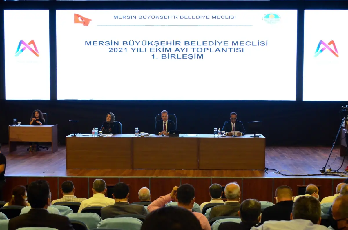 Mersin Büyükşehir Belediyesi ekim ayı meclis toplantısı yapıldı