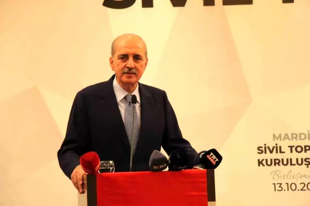 Numan Kurtulmuş Mardin'de STK temsilcileriyle buluştu